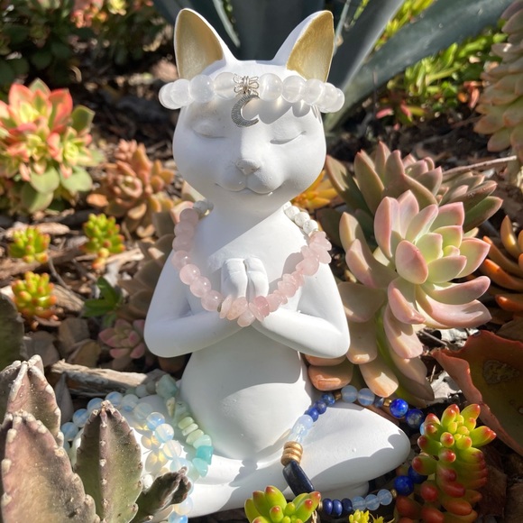 Selenite Moon 🤍 Bracelet - Picture 6 of 11